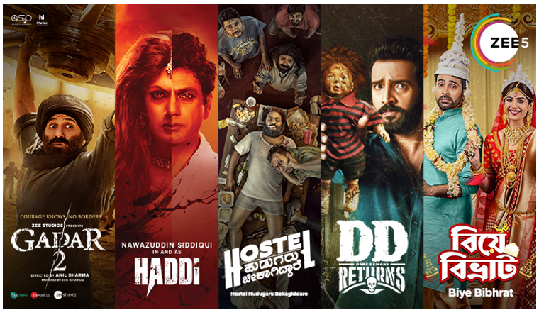 Gadar 2 to DD Returns: ZEE5 Global's Latest Movie Offerings